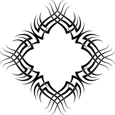 Tattoo Arm Band Set Vector Artのイラスト素材