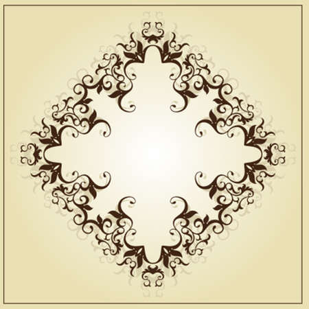 Flourish Ornamental Design Vector Artのイラスト素材