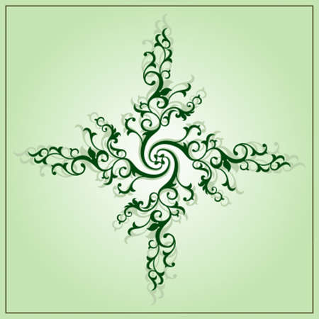 Flourish Ornamental Design Vector Artのイラスト素材