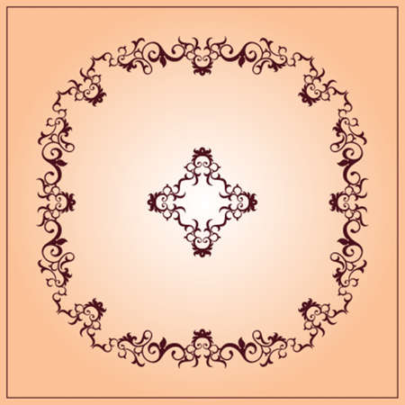 Flourish Ornamental Design Vector Artのイラスト素材
