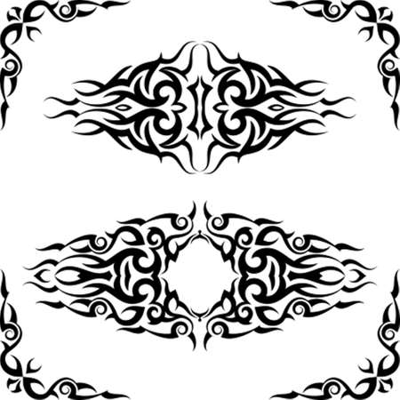 Tribal Tattoo Design Vector Artのイラスト素材