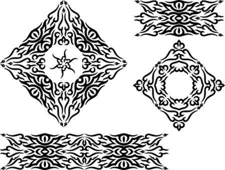 Tribal Tattoo Design Vector Artのイラスト素材