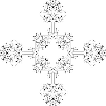 Christian Cross Design Vector Artのイラスト素材