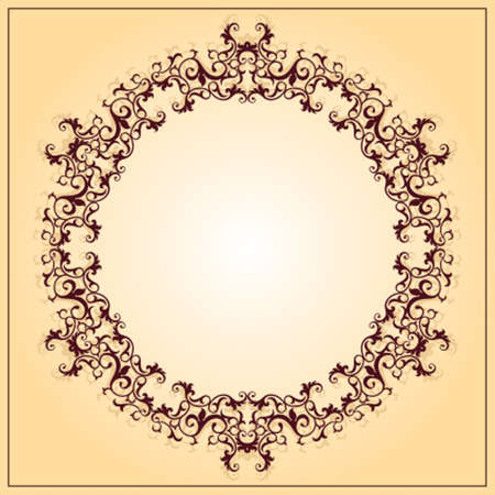 Flourish Ornamental Design Vector Artのイラスト素材