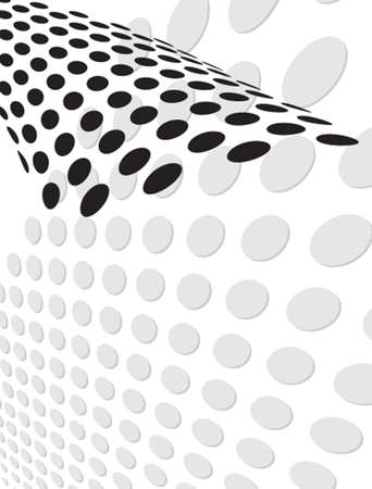 Background Composition, Web Template (Halftone) Vector Artのイラスト素材