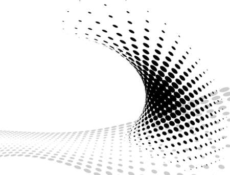 Background Composition, Web Template (Halftone) Vector Artのイラスト素材