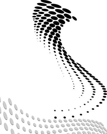 Background Composition, Web Template (Halftone) Vector Artのイラスト素材