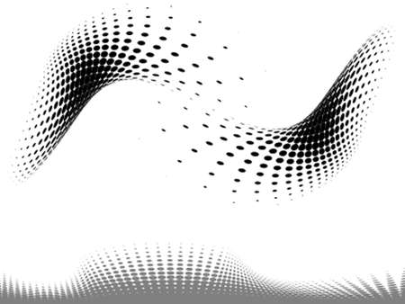 Background Composition, Web Template (Halftone) Vector Artのイラスト素材
