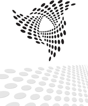 Background Composition, Web Template (Halftone) Vector Artのイラスト素材