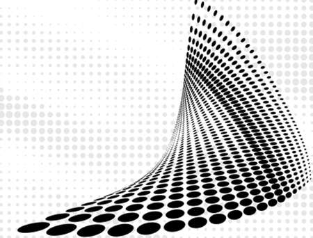 Background Composition, Web Template (Halftone) Vector Artのイラスト素材
