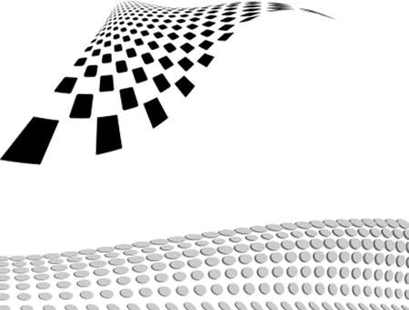 Background Composition, Web Template (Halftone) Vector Artのイラスト素材
