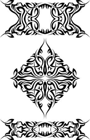 Tribal Tattoo Design Vector Artのイラスト素材