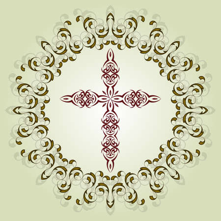 Cross Christian Design Vector Artのイラスト素材