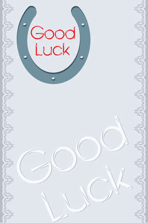 Good Luck Card Vector Artのイラスト素材