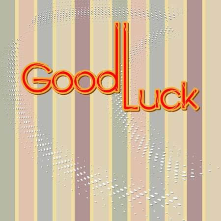 Good Luck Card Vector Artのイラスト素材