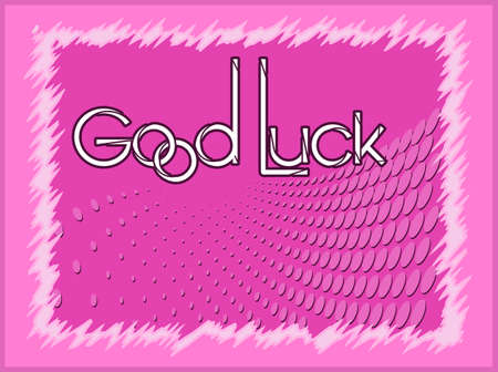 Good Luck Card Vector Artのイラスト素材