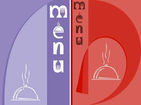 Menu Card Design Template Vector Artのイラスト素材