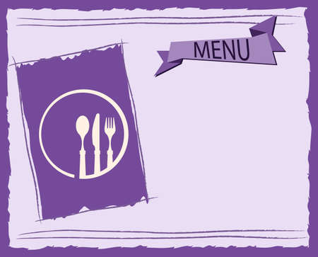 Menu Card Design Template Vector Artのイラスト素材