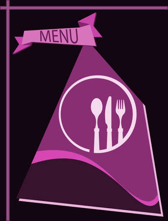 Menu Card Design Template Vector Artのイラスト素材