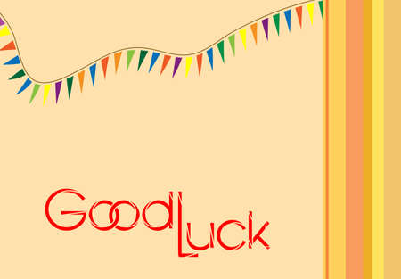 Good Luck Card Vector Artのイラスト素材