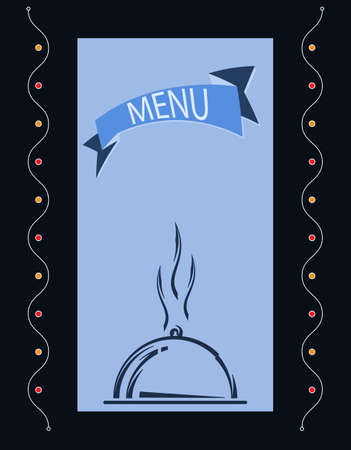 Menu Card Design Template Vector Artのイラスト素材