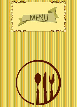 Menu Card Design Template Vector Artのイラスト素材