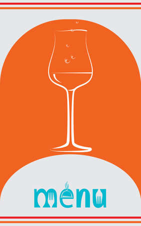 Menu Card Design Template Vector Artのイラスト素材