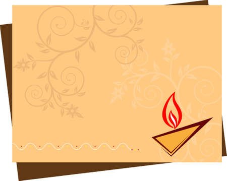 Diwali Greeting Design Vector Artのイラスト素材