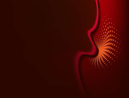 Background Composition, Web Template (Halftone) Vector Artのイラスト素材