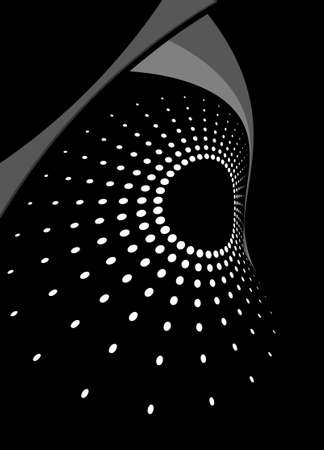 Background Composition, Web Template (Halftone) Vector Artのイラスト素材