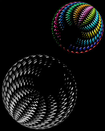 Background Composition, Web Template (Halftone) Vector Artのイラスト素材