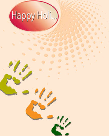 Holi The Festival Of Colours Vector Artのイラスト素材