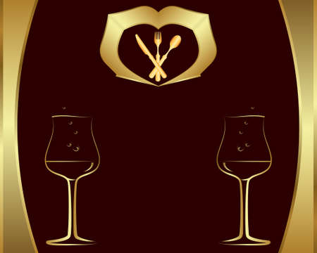 Wine Menu Card Design Template Vector Artのイラスト素材