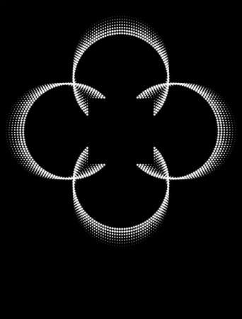 Background Composition, Web Template (Halftone) Vector Artのイラスト素材