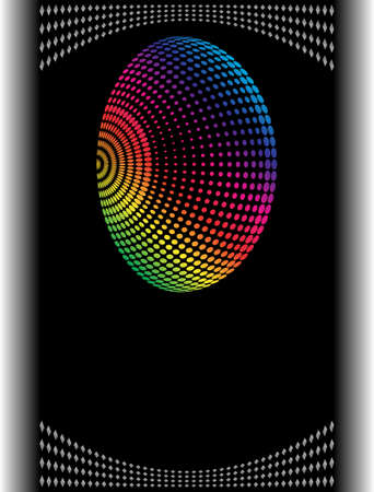 Background Composition, Web Template (Halftone) Vector Artのイラスト素材