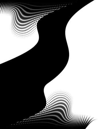 Background Composition, Web Template (Halftone) Vector Artのイラスト素材
