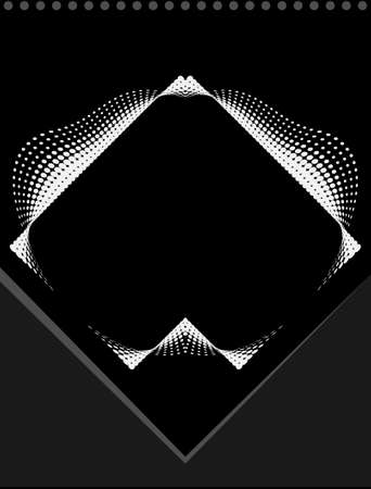 Background Composition, Web Template (Halftone) Vector Artのイラスト素材