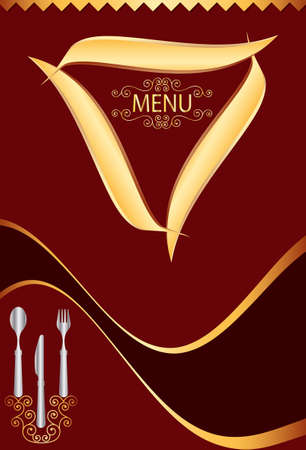 Menu Card Design Template Vector Artのイラスト素材