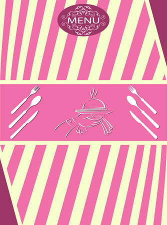 Menu Card Design Template Vector Artのイラスト素材