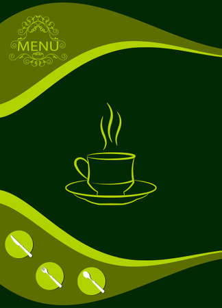 Coffee Menu Card Design Template Vector Artのイラスト素材