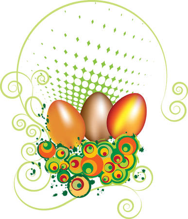 Easter Egg Ornamental Vector Artのイラスト素材