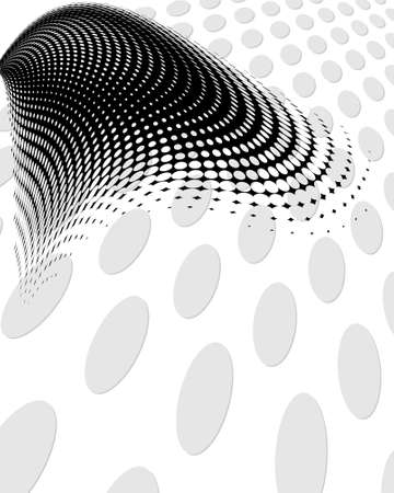 Background Composition, Web Template (Halftone) Vector Artのイラスト素材
