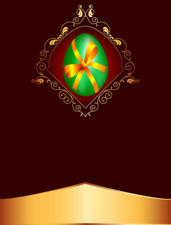 Easter Egg Ornamental Vector Artのイラスト素材