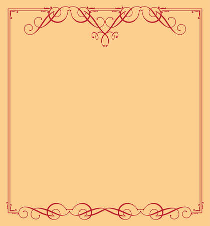 Frame Border Design Vector Artのイラスト素材