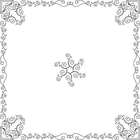 Frame Border Design Vector Artのイラスト素材