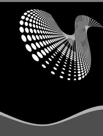 Background Composition, Web Template (Halftone) Vector Artのイラスト素材