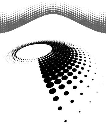 Background Composition, Web Template (Halftone) Vector Artのイラスト素材