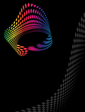 Background Composition, Web Template (Halftone) Vector Artのイラスト素材