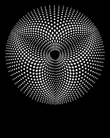 Background Composition, Web Template (Halftone) Vector Artのイラスト素材