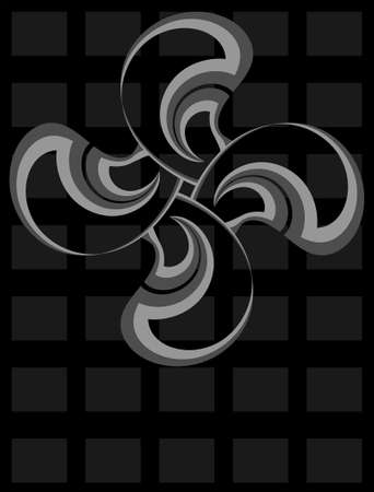 Background Composition, Web Template (Halftone) Vector Artのイラスト素材